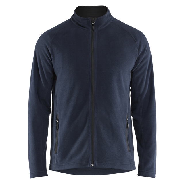 MICROFLEECEJACKA 4721 1010 MÖRK MARINBLÅ 5XL | Beijerbygg Byggmaterial